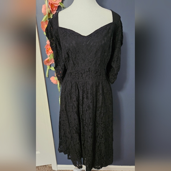 Torrid Lace  Sweetheart Neck Skater Dress Plus Size 20W - Picture 1 of 9